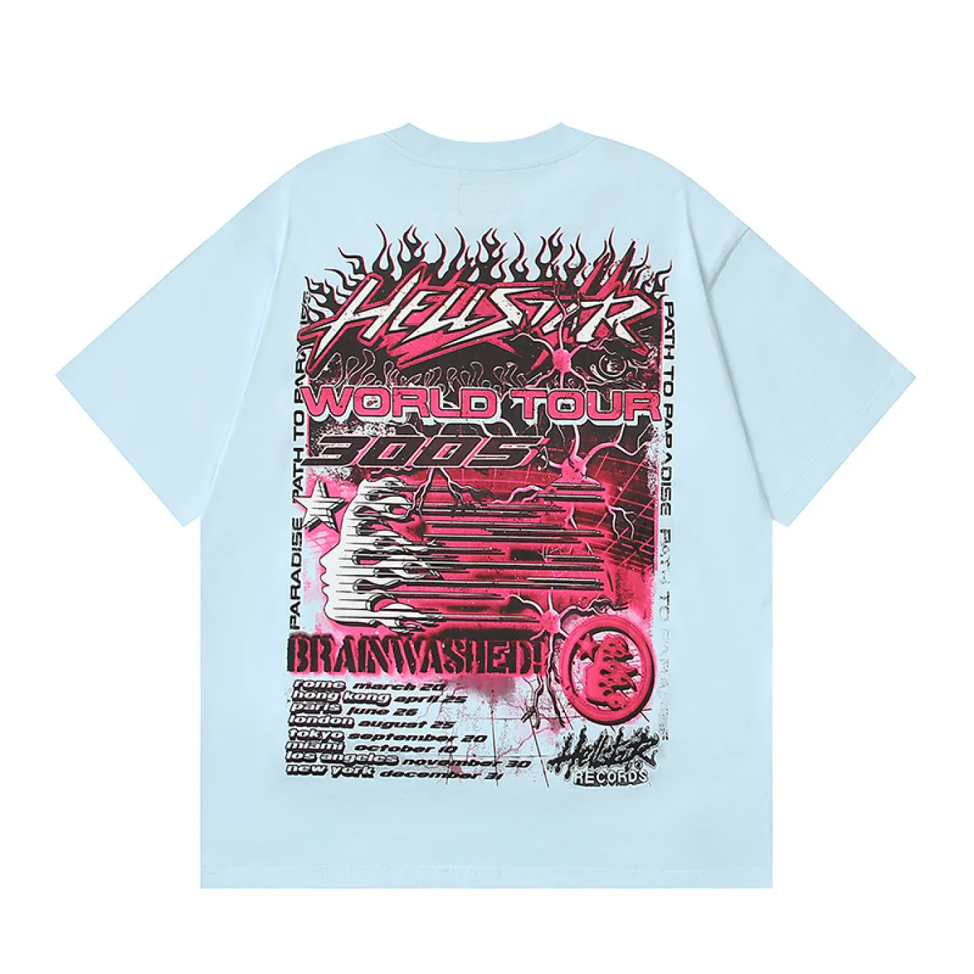 Hellstar Neuron T-Shirt Light Blue