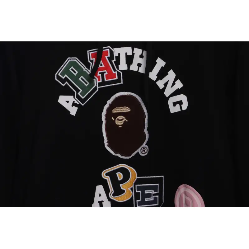BAPE Pullover Hoodie Black