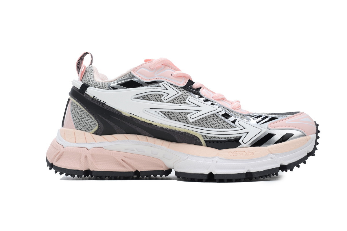 OFF-WHITE Be Right BacK Out Of Pink White