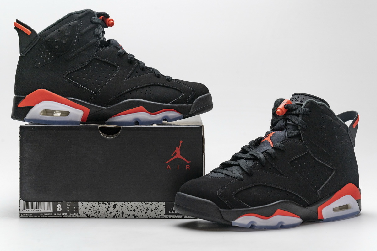 Air Jordan 6 Black Infrared 384664-060
