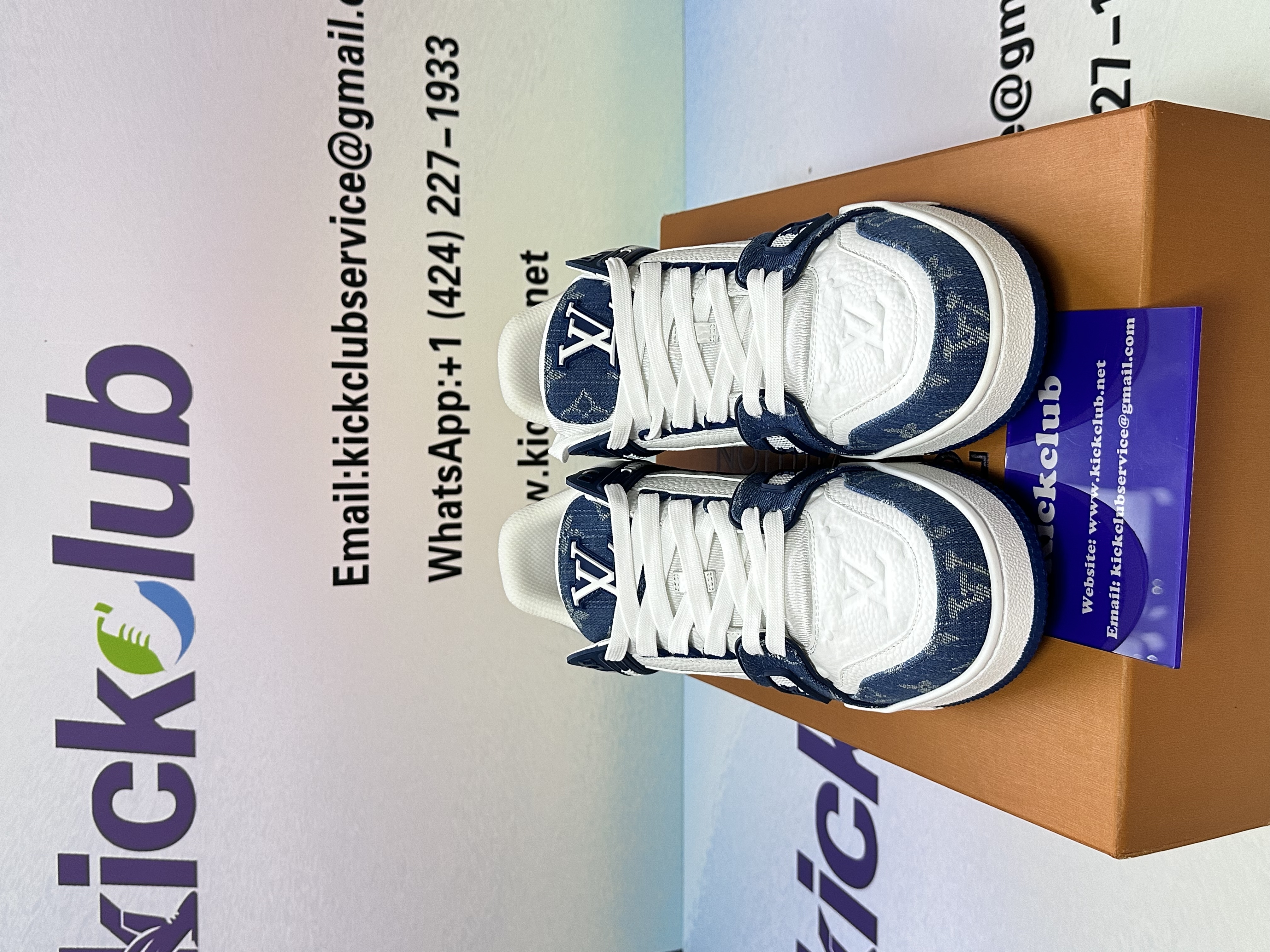 Louis Vuitton Trainer Cowboy Blue FD0291