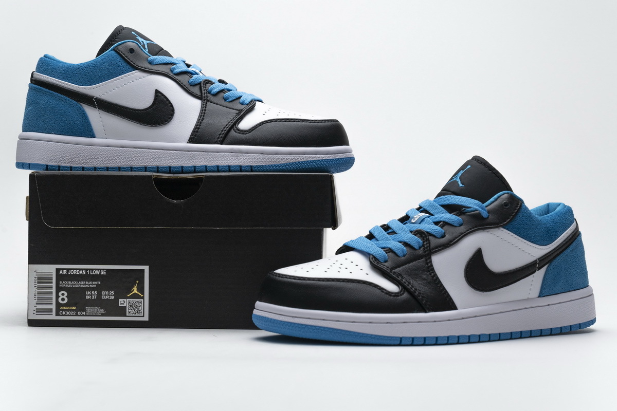 Jordan 1 Low Laser Blue CK3022-004