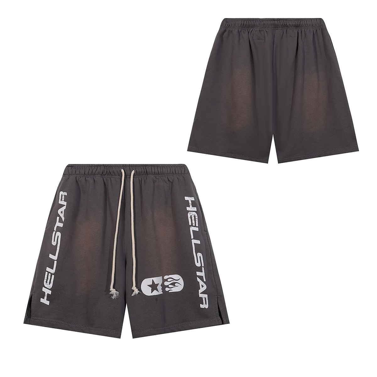Hellstar Studios Shorts Grey/Red