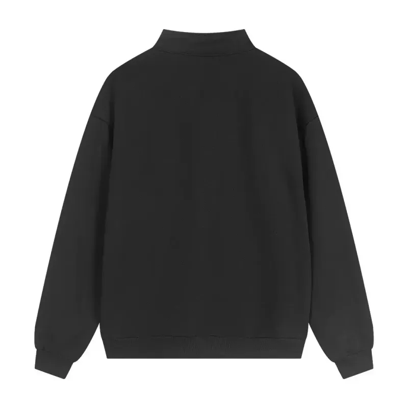 Alo Yoga Accolade 1/4 Zip Pullover Black Grey - ogsneaker