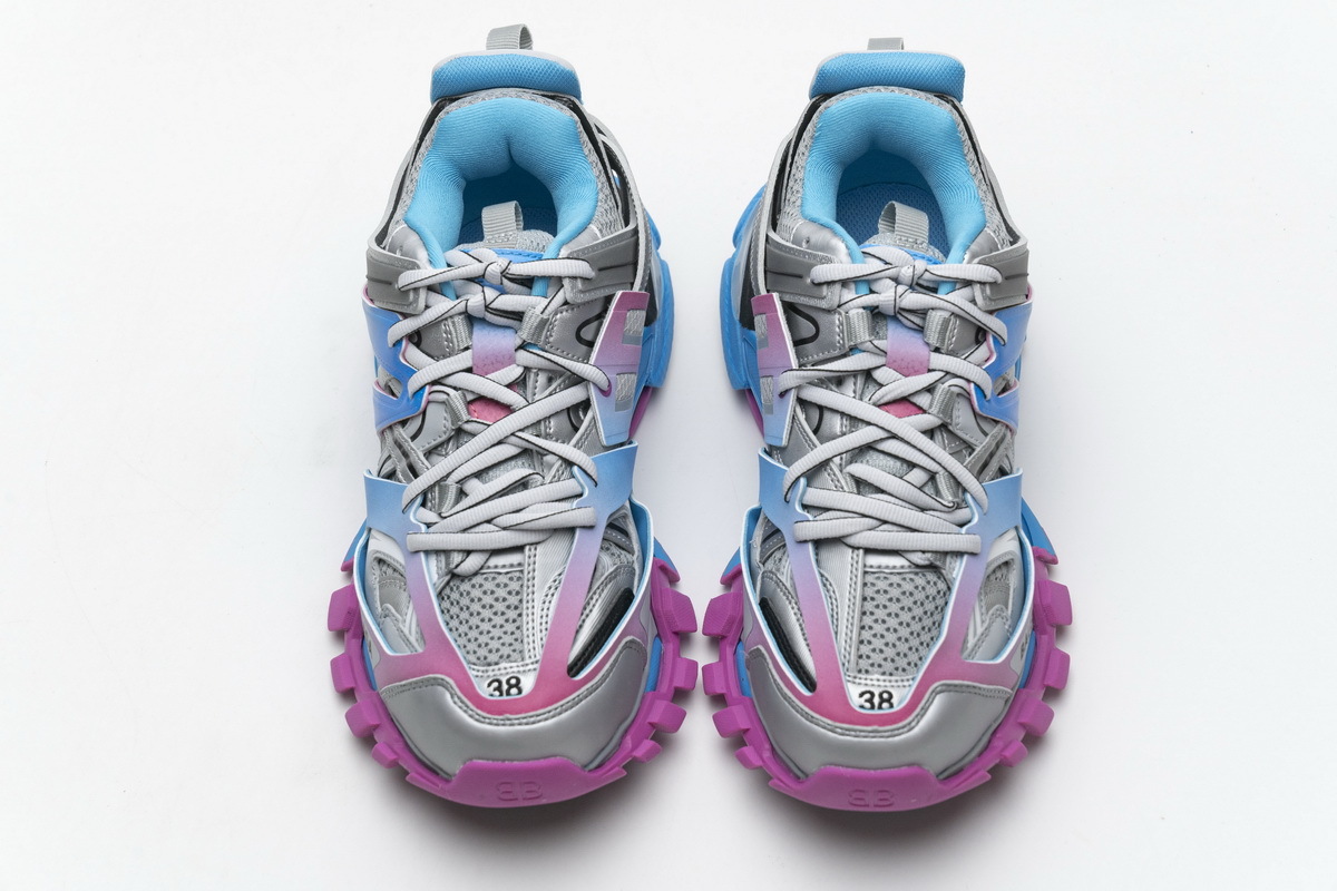 Balenciaga Track Tess S Blue Pink Silver 542436 W1GC1 4051 - ogsneaker