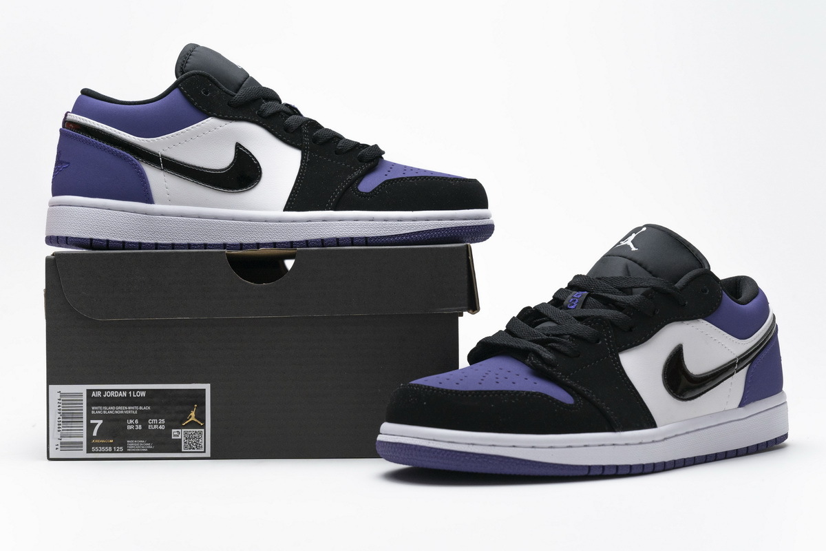 Jordan 1 Low Court Purple 553558-125 - ogsneaker