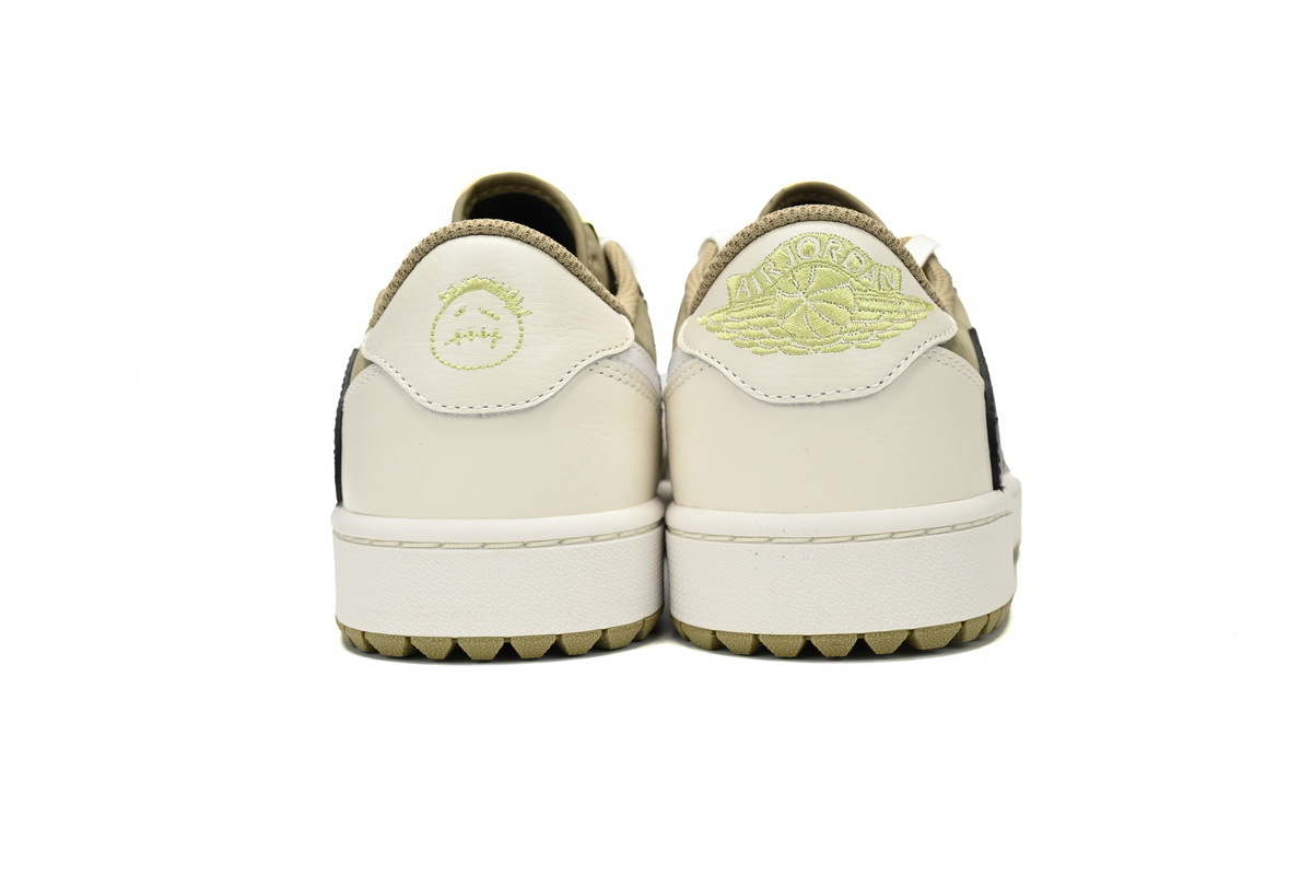 Travis Scott x Air Jordan 1 Low Golf Olive FZ3124-200