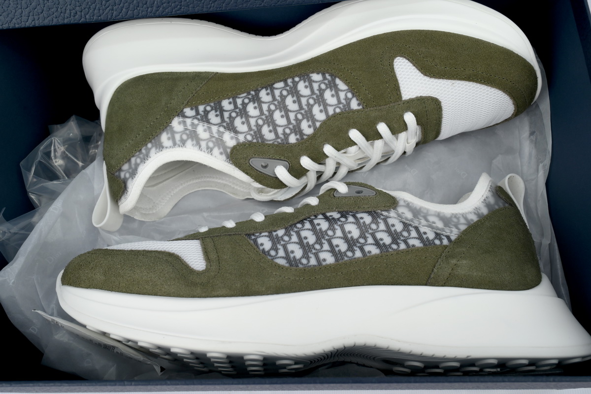 Dior B25 Runner Olive Green 3SN283ZMI_H066