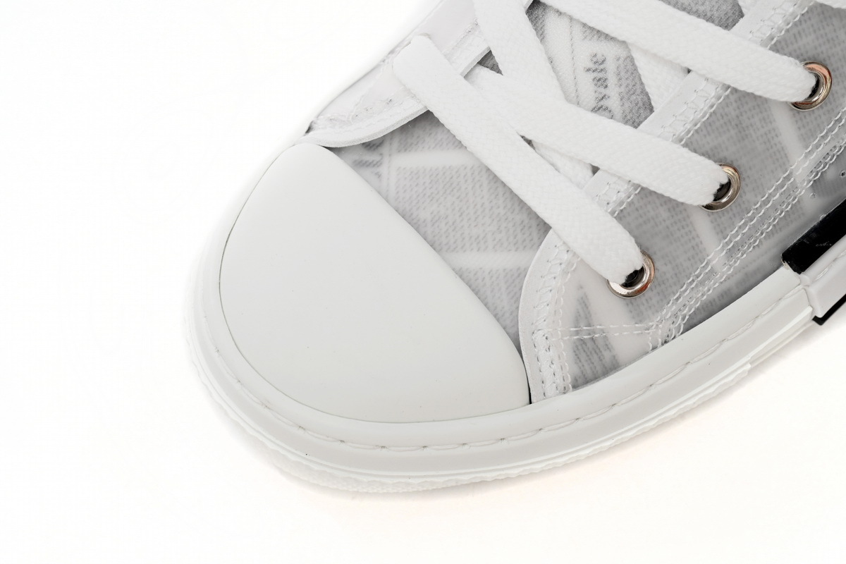 Dior B23 Oblique Transparency High H565 White Black