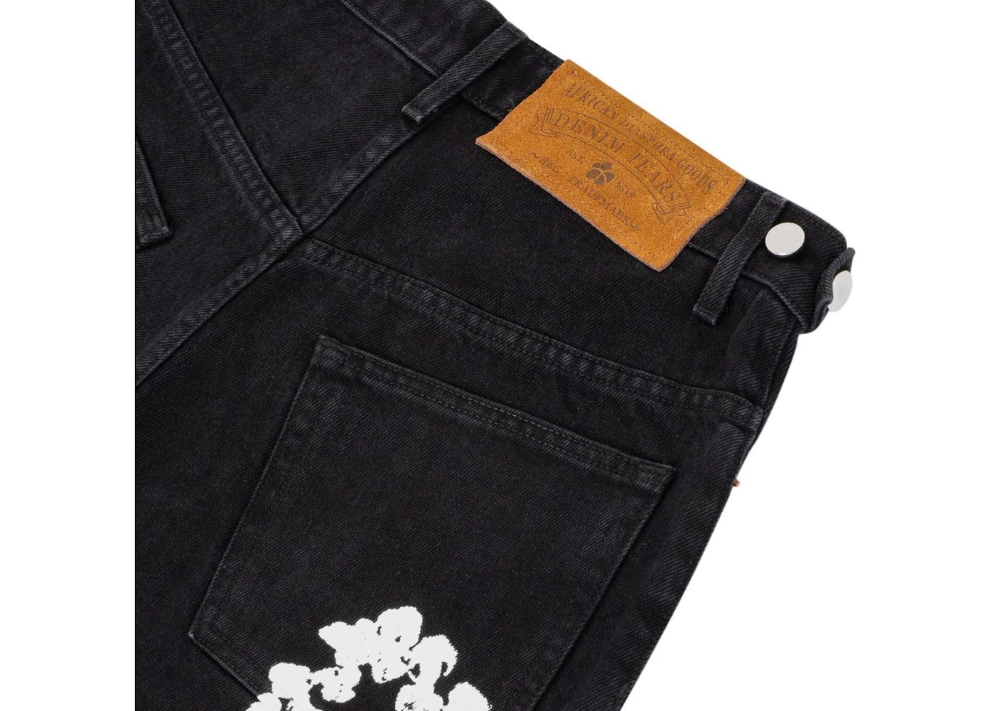 Denim Tears x Levi's The Cotton Wreath Short Jean Black