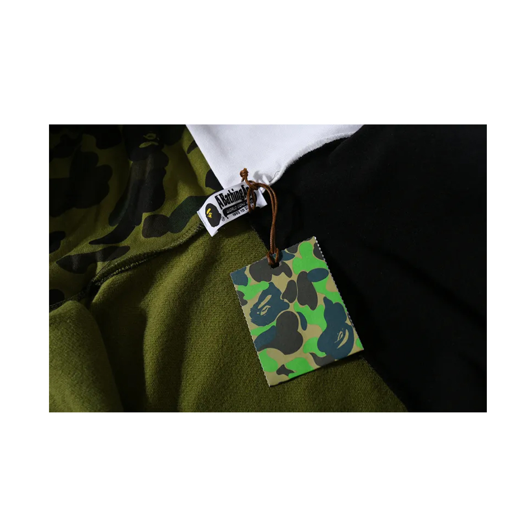 BAPE and Panda Head Patchwork Hoodie