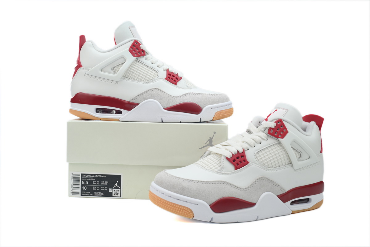 Top Quality Jordan 4 Retro SB Varsity Red DR5415-106