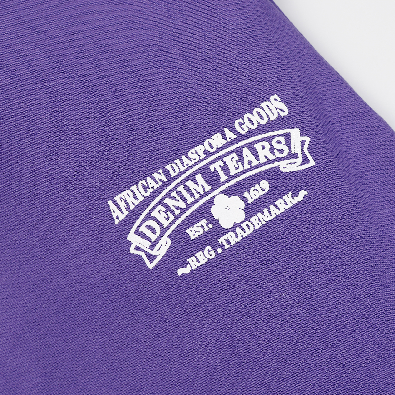 Denim Tears Cotton Shorts Purple