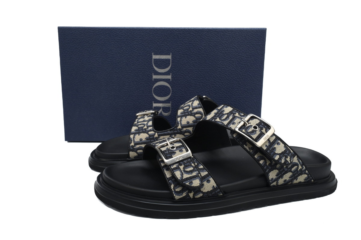 Dior Aqua Sandal Deep Gray