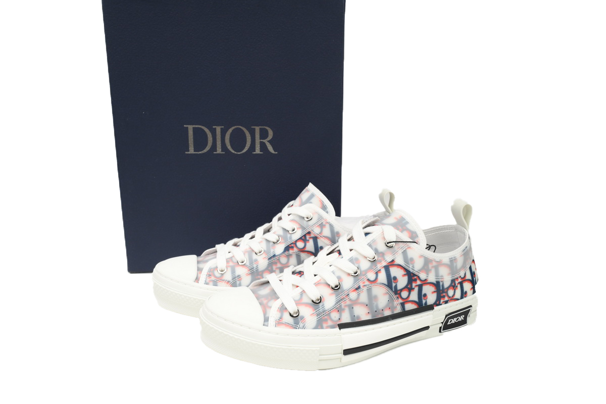 Dior B23 HT Oblique Low Bang Blue Red 3SN272ZIR 16536