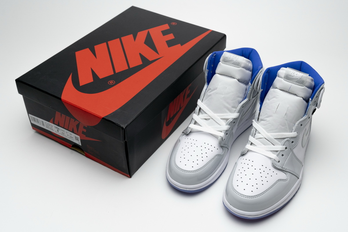 Jordan 1 Retro High Zoom White Racer Blue CK6637-104
