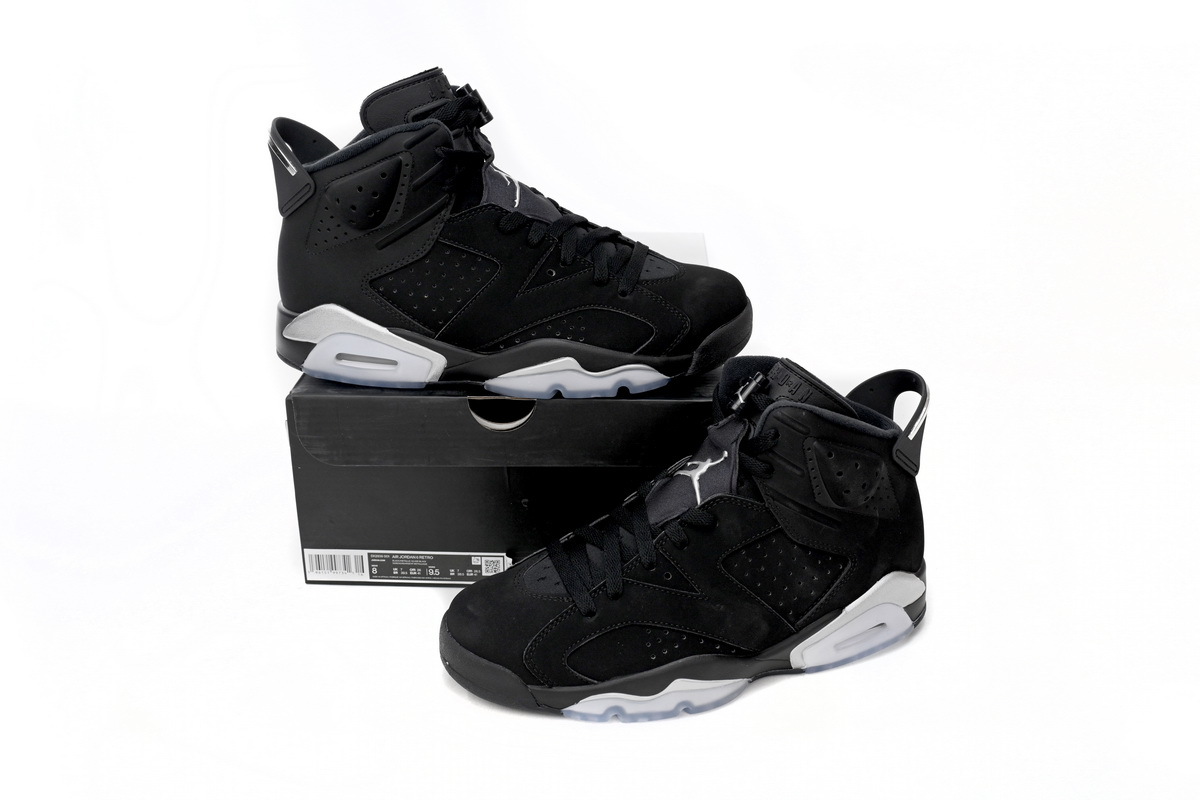 Air Jordan 6 Black Silver DX2836-001