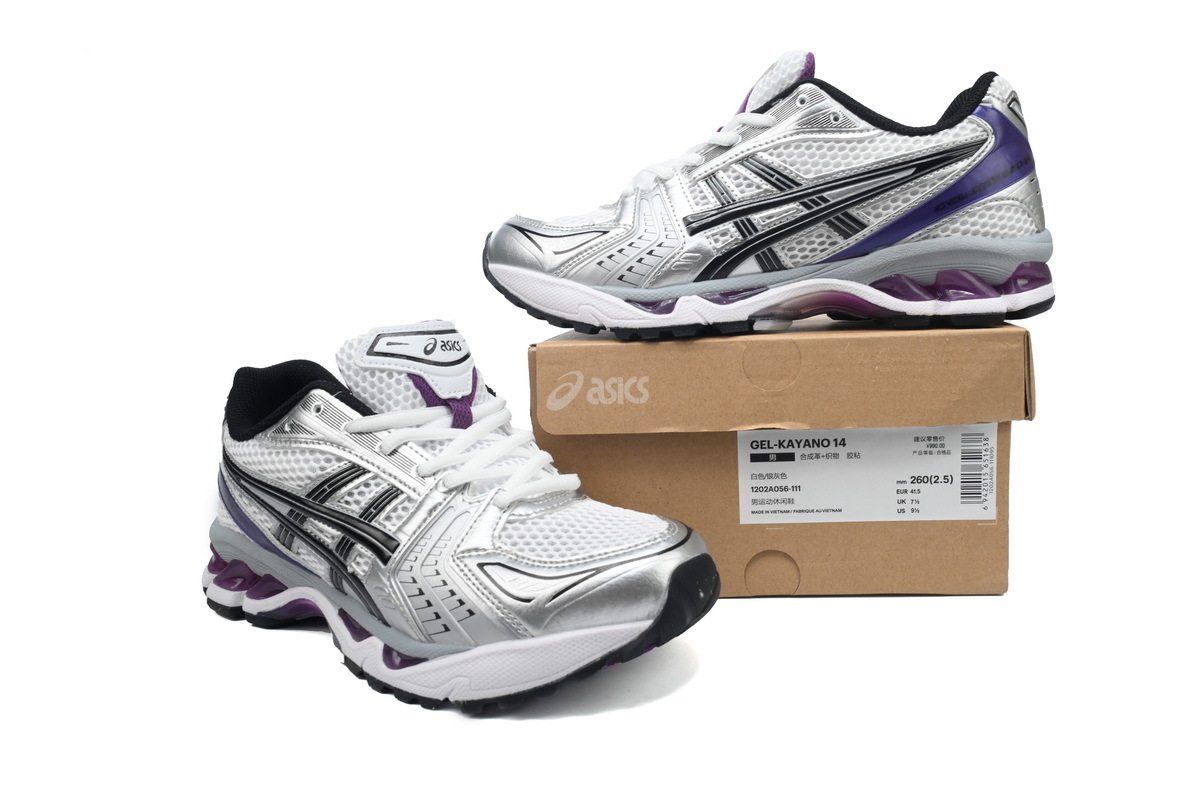 ASICS Gel-Kayano 14 White Dark Grape 1202A056-111