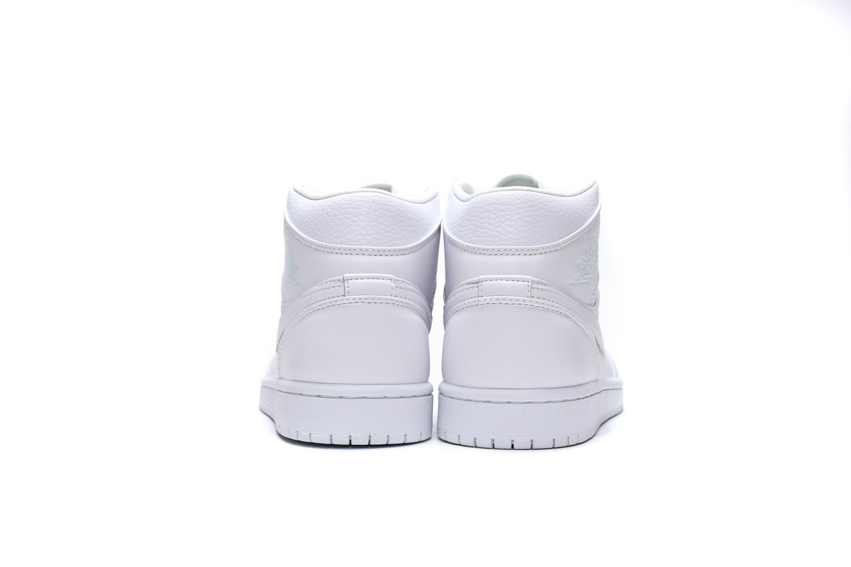 Air Jordan 1 Mid White  554724-129