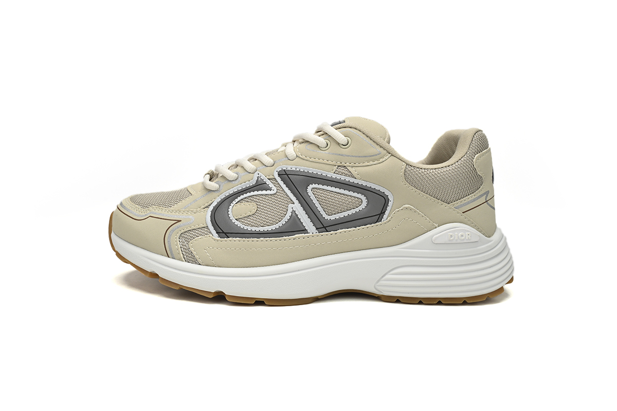 Dior Light Grey B30 Sneakers Cream 3SN279ZND-H161