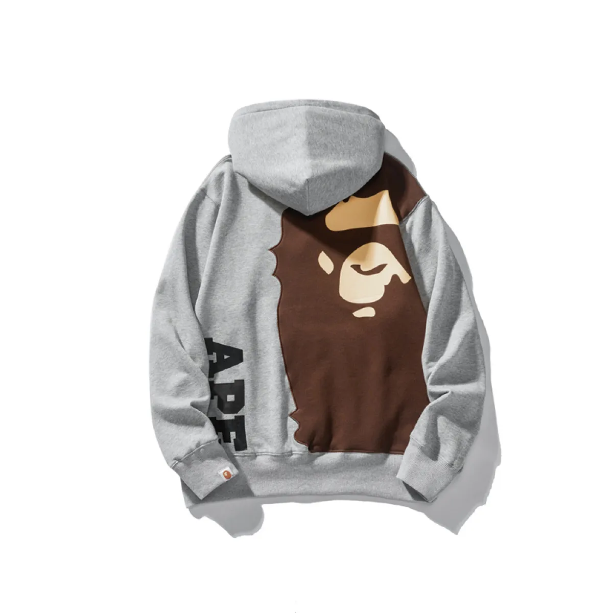BAPE Giant Ape Head Hoodie Grey