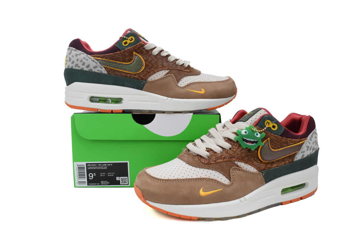 Nike Air Max 1 87 Luxe University of Oregon PE HQ2639-100