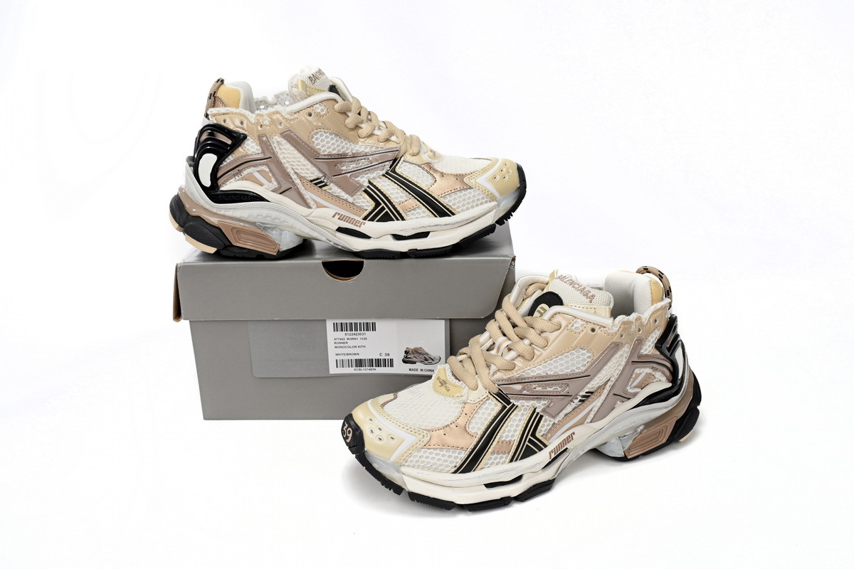 Balenciaga Runner Rice Pla Tinum 677403 W3RB3 9891