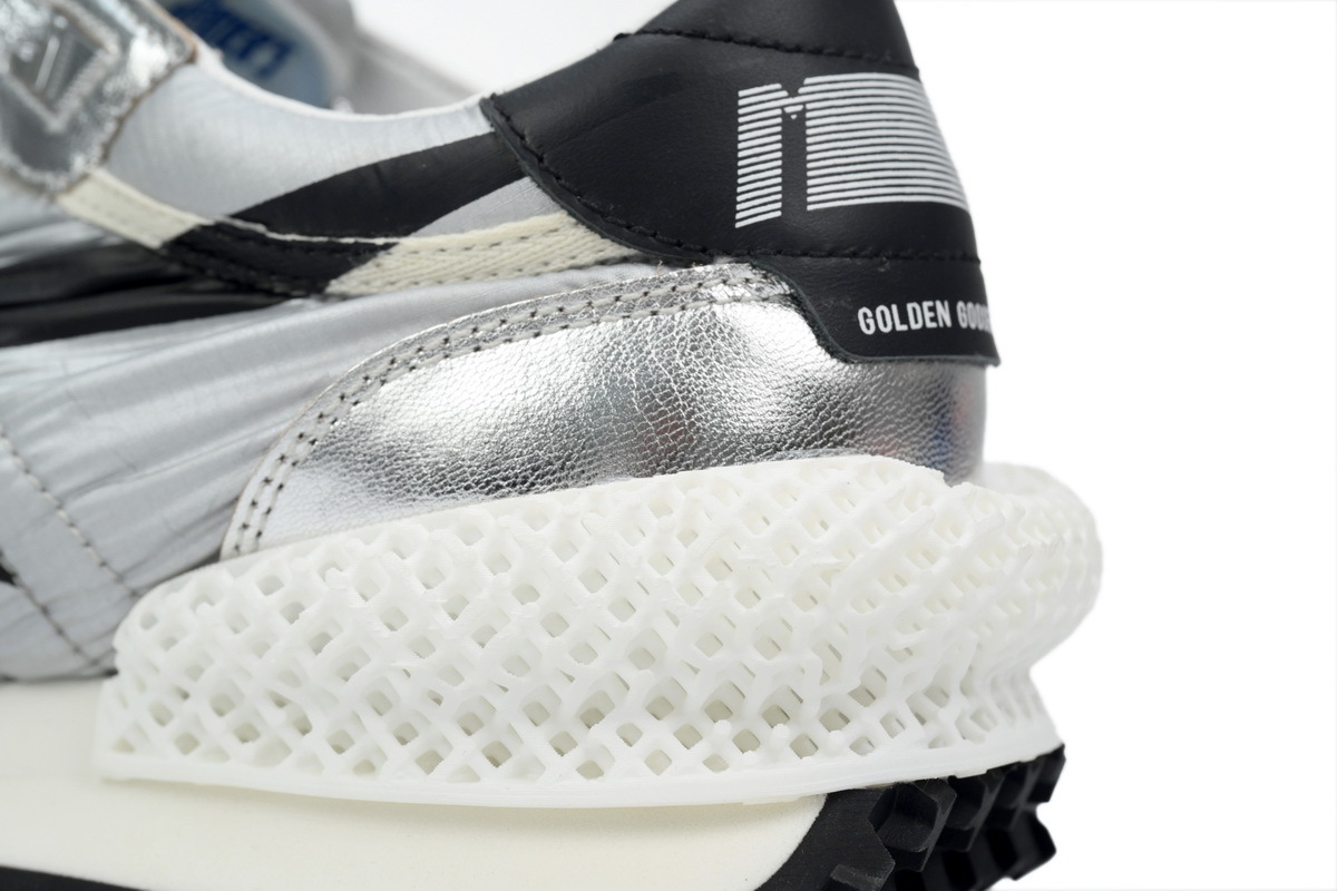 Golden Goose Marathon Shoes Black Silver