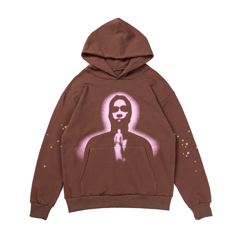 Sp5der Hoodie Brown