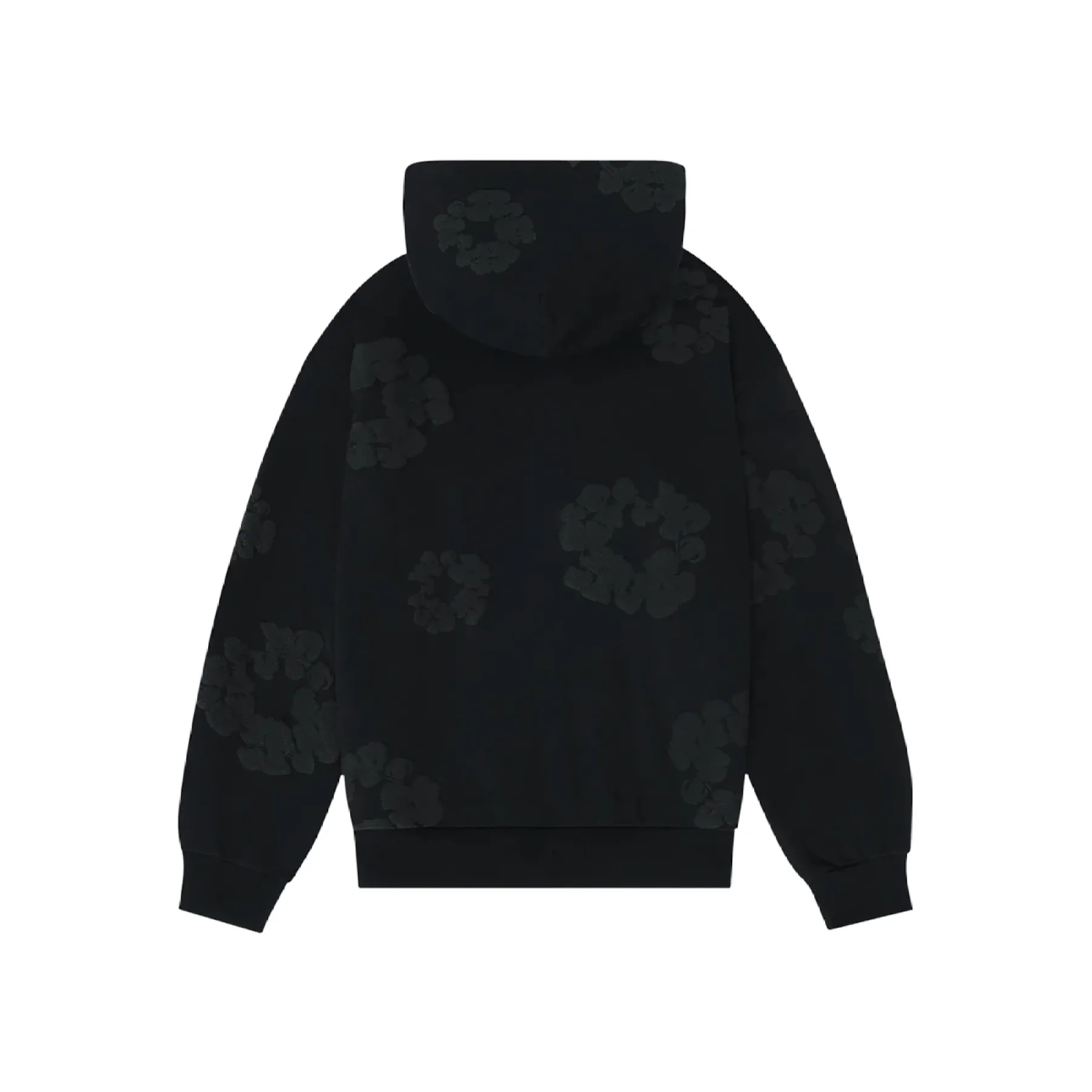 Denim Tears Cotton Wreath Sweatshirt Hoodie Black Monochrome - ogsneaker