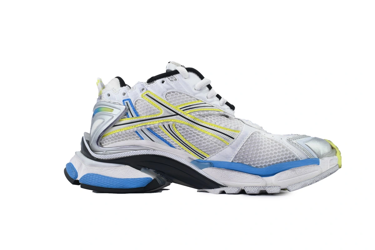 Balenciaga Runner Sneaker White Yellow Blue 772774 W3RMU 9074 - ogsneaker