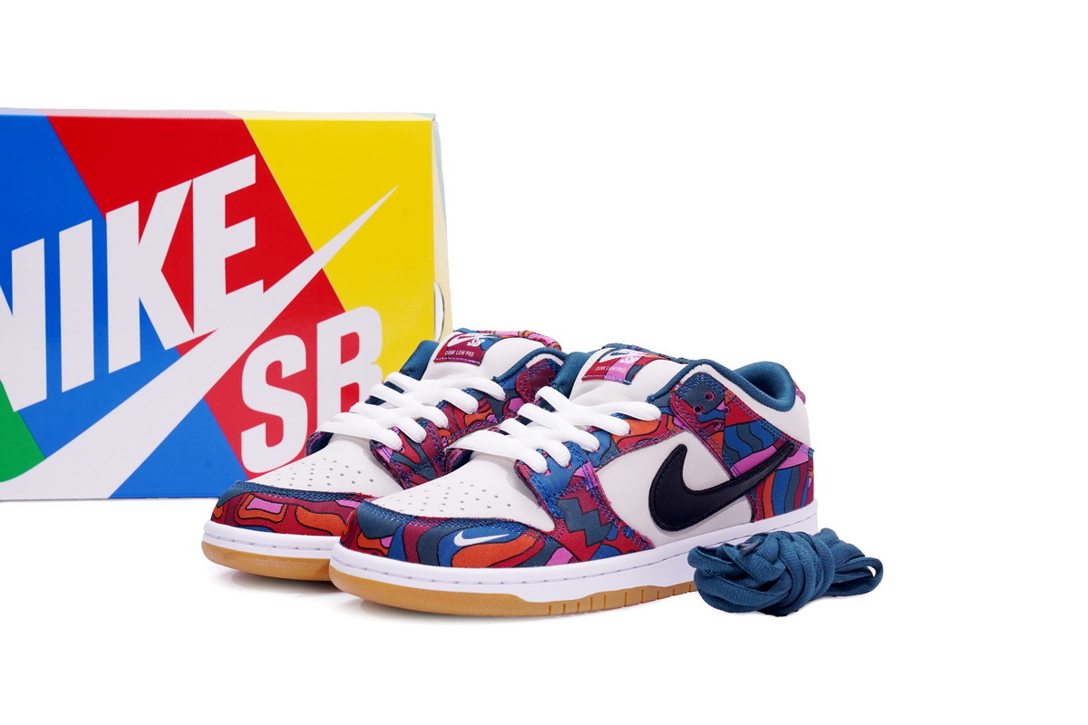 Parra x Nike SB Dunk Low Pro QS Abstract Art DH7695-600
