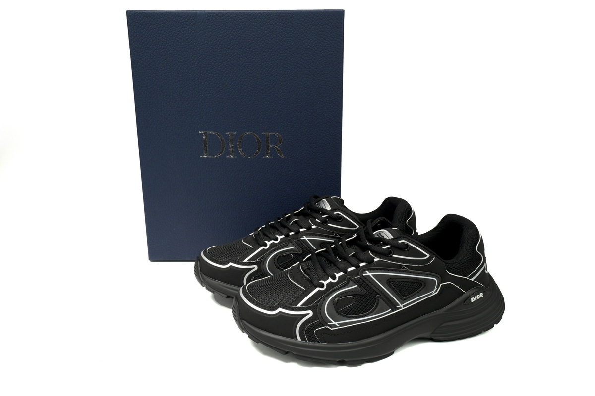 Dior B30 Light Grey Sneakers New Reflective 3SN27ZIR-16536