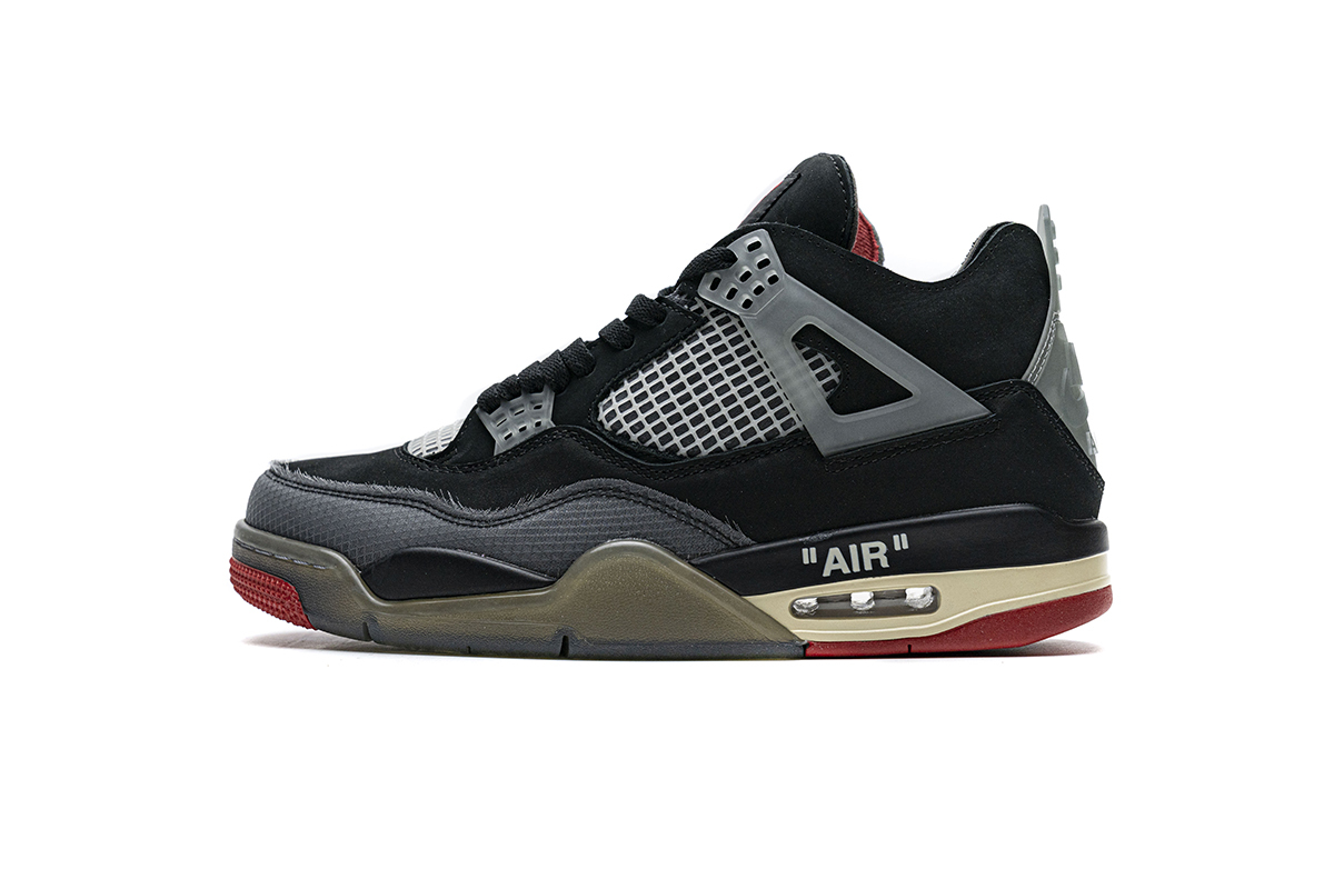 OFF White x Air Jordan 4 Bred CV9388-001 - ogsneaker