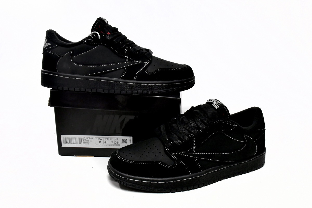 Travis Scott x Air Jordan 1 Low Black Phantom DM7866-001