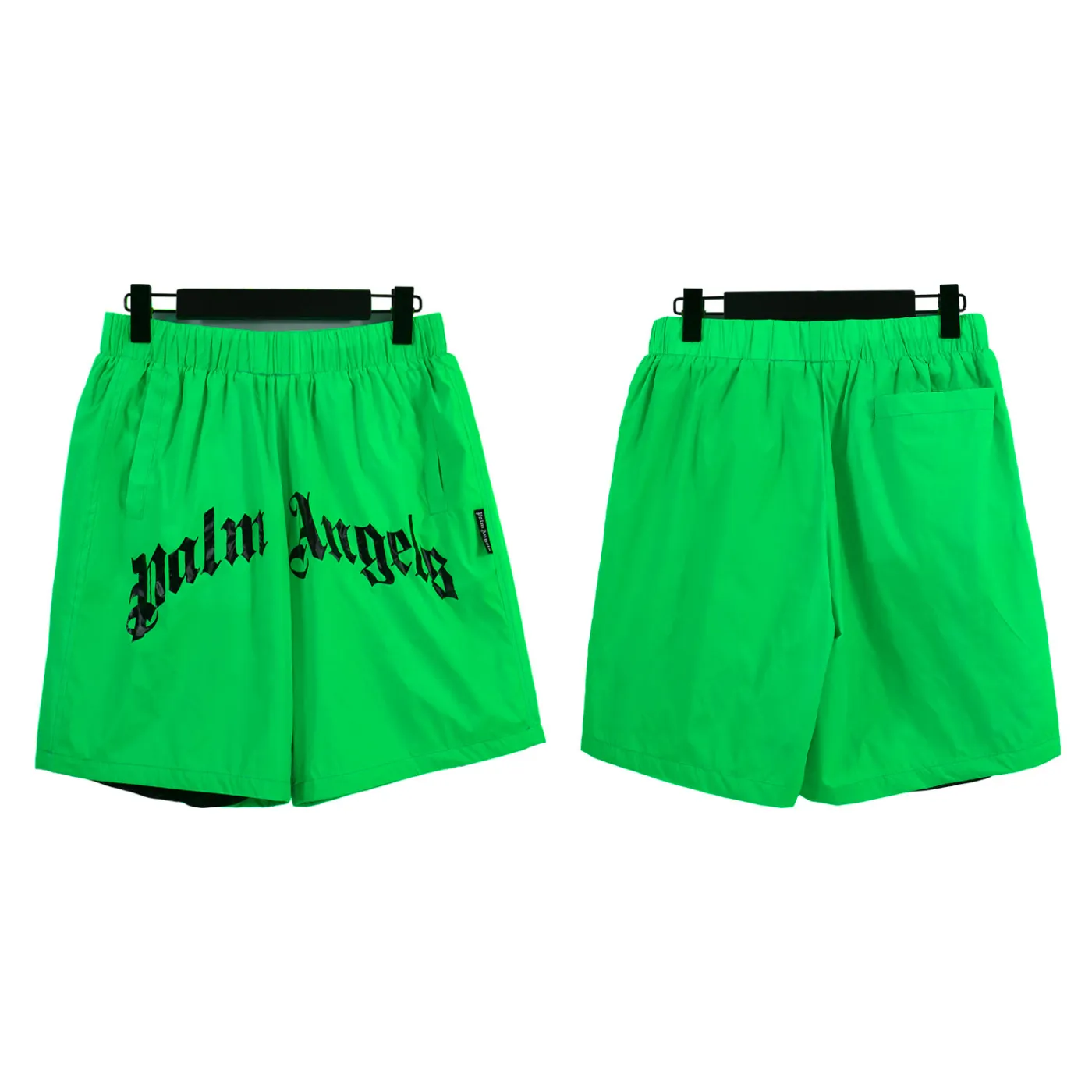 Palm Angels Curved Logo Bold Swim Shorts