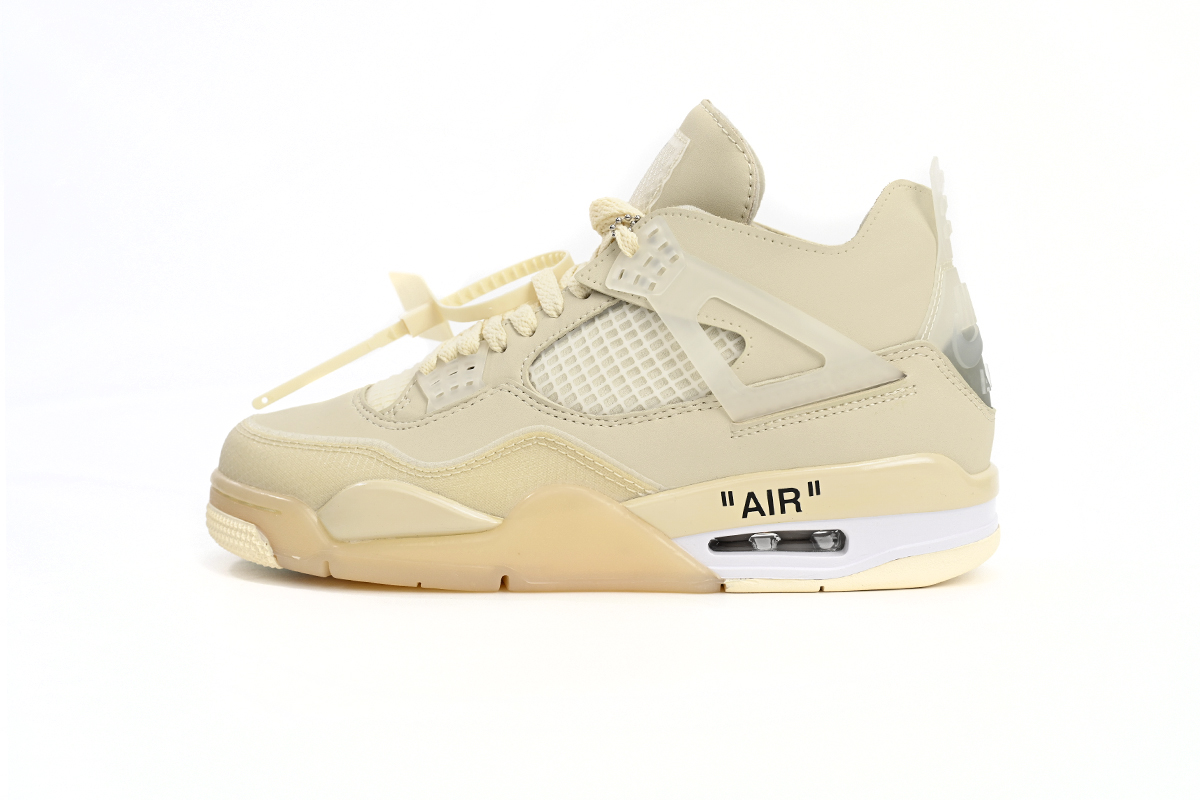 OFF White x Air Jordan 4 Sail CV9388-100