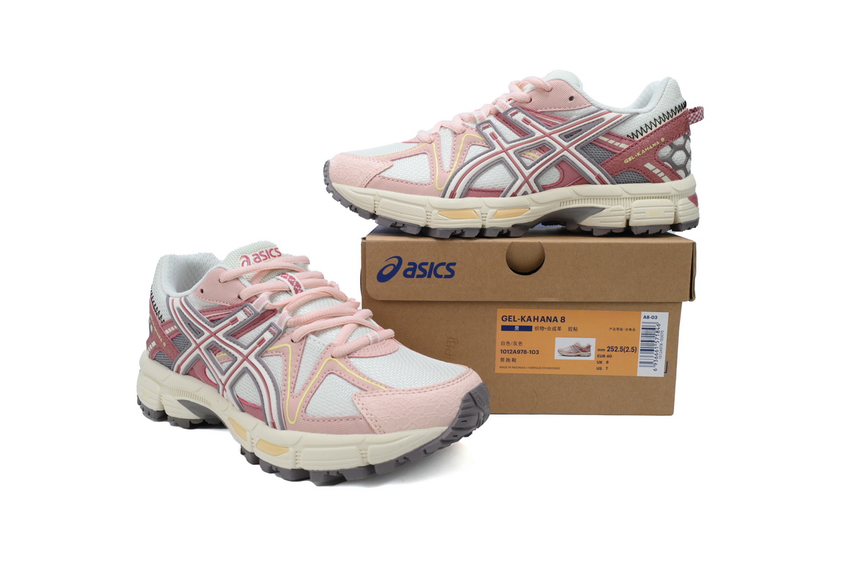 Gel Kahana 8 White Pink 1012A978-103