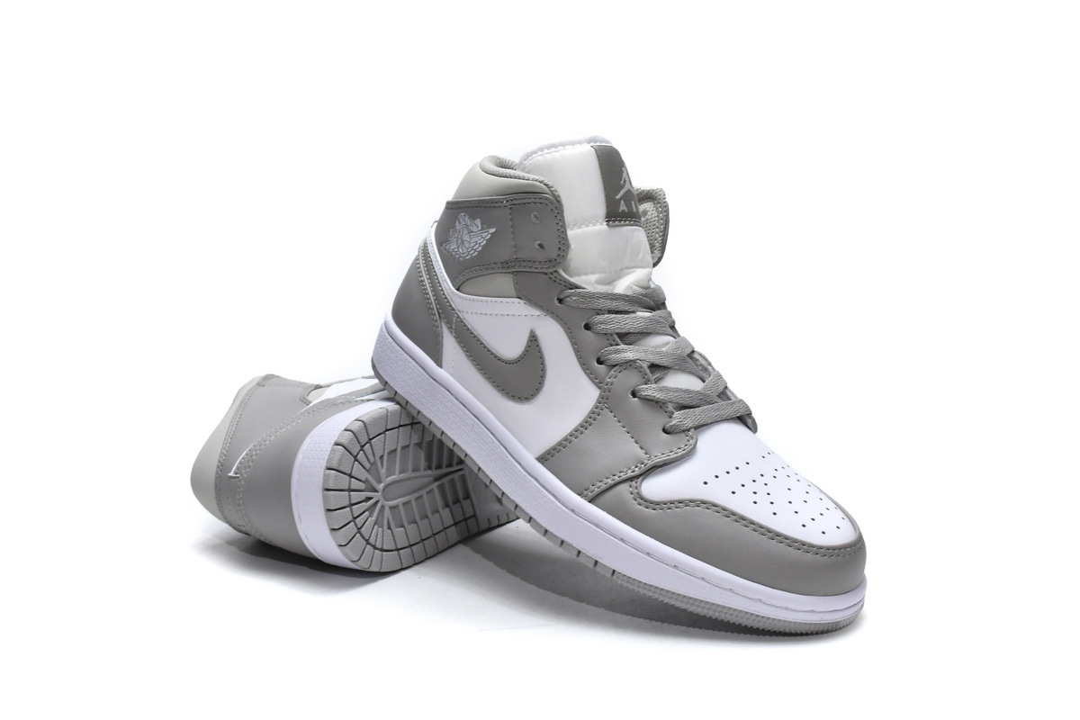 Air Jordan 1 Mid Grey Fog 554724-082