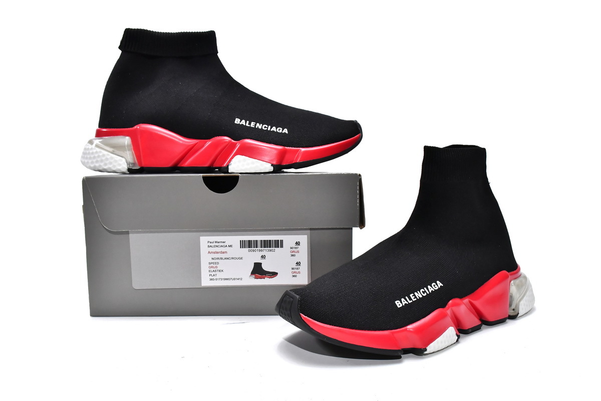 Balenciaga Speed Trainer Black Red