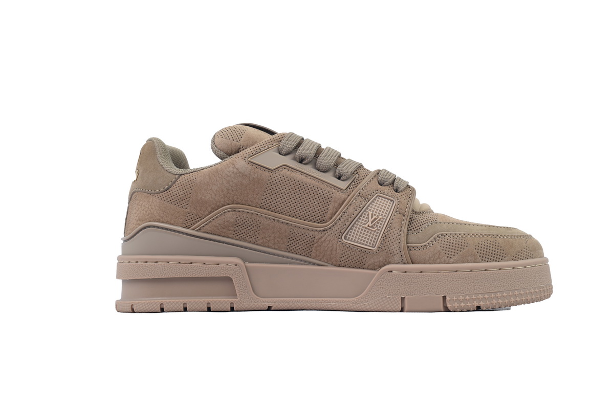 Louis Vuitton Trainer Brown Small Embossing