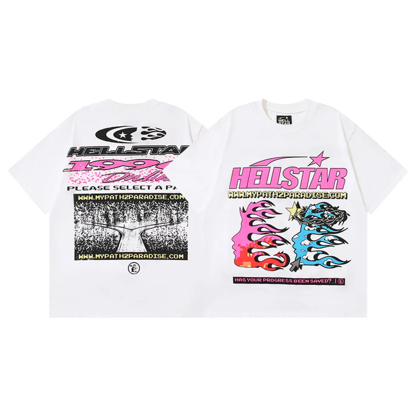 Hellstar Studios Sport Logo T-Shirt White