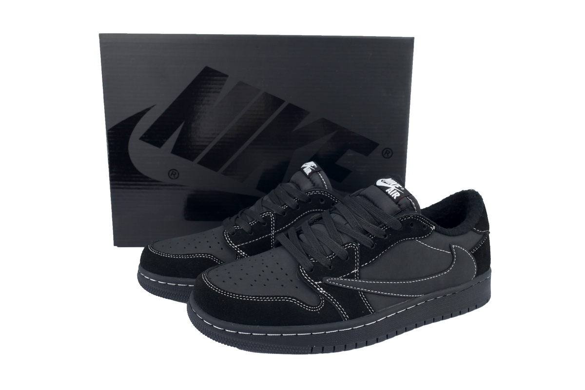 Travis Scott x Air Jordan 1 Retro Low OG SP Black Phantom DM7866-001