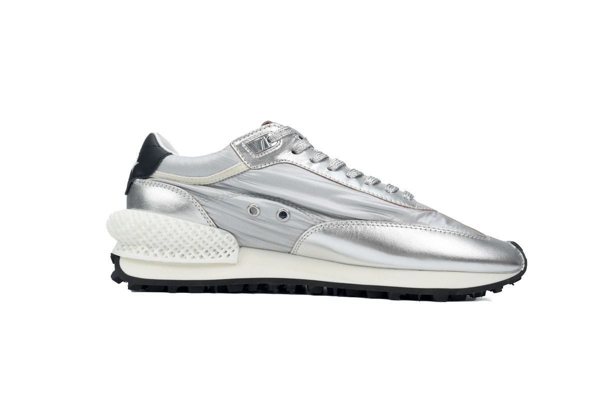 Golden Goose Marathon Shoes Black Silver