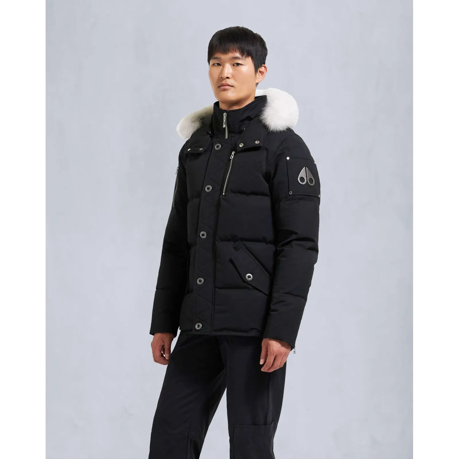 Moose Knuckles ORIGINAL 3Q FUR Black White