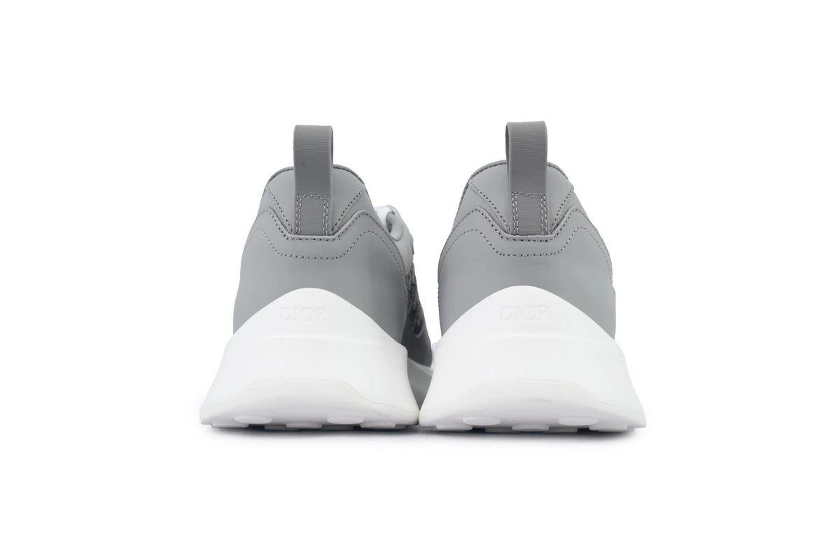 Dior B25 Runner Grey Smooth Calfskin Oblique Jacquard