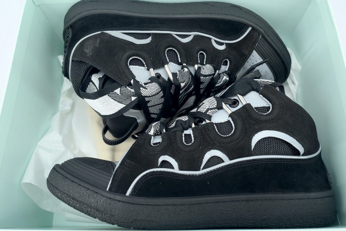 Lanvin Curb Sneaker White Black