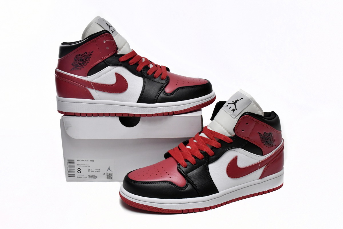 Jordan 1 Mid Alternate Bred Toe BQ6472-079 - ogsneaker