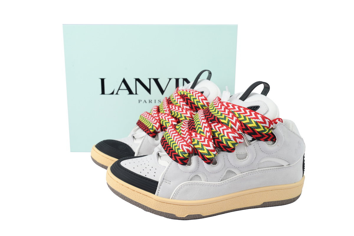 Lanvin Leather Curb White
