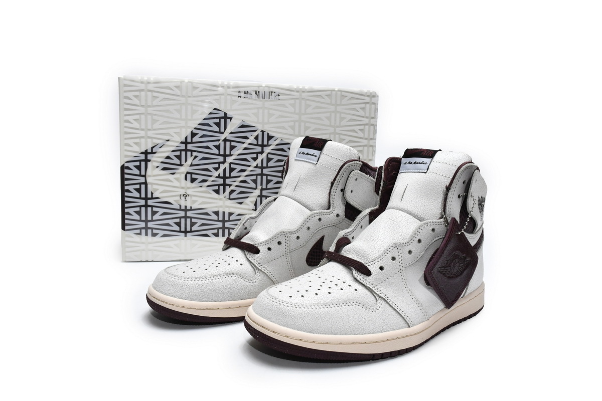 Air Jordan 1 High OG Grey Brown Snake Pattern DO7097-100 - ogsneaker